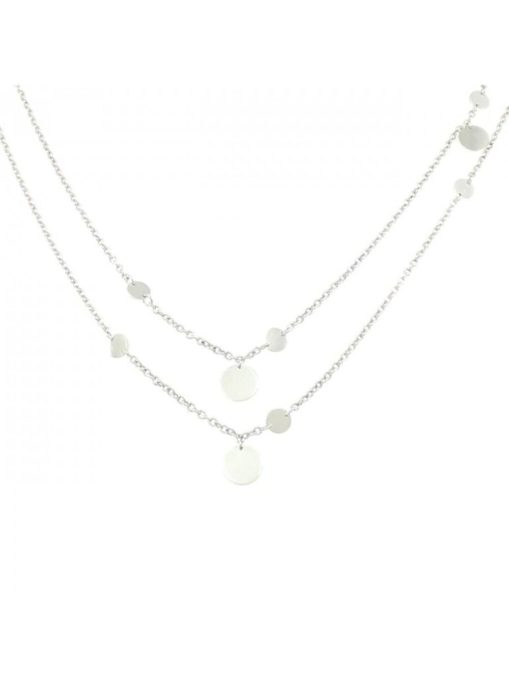 Hermes Ex-Libris Necklace Pink